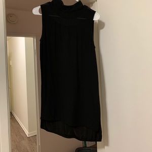 High neck black Zara tank